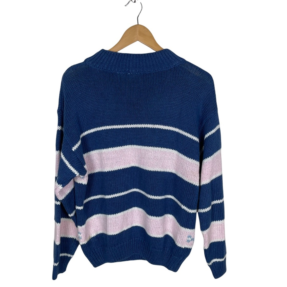 Vintage Nuovo Indistriale Diamond Sweater Rammie & Cotton Blend Size Med… - Picture 3 of 8